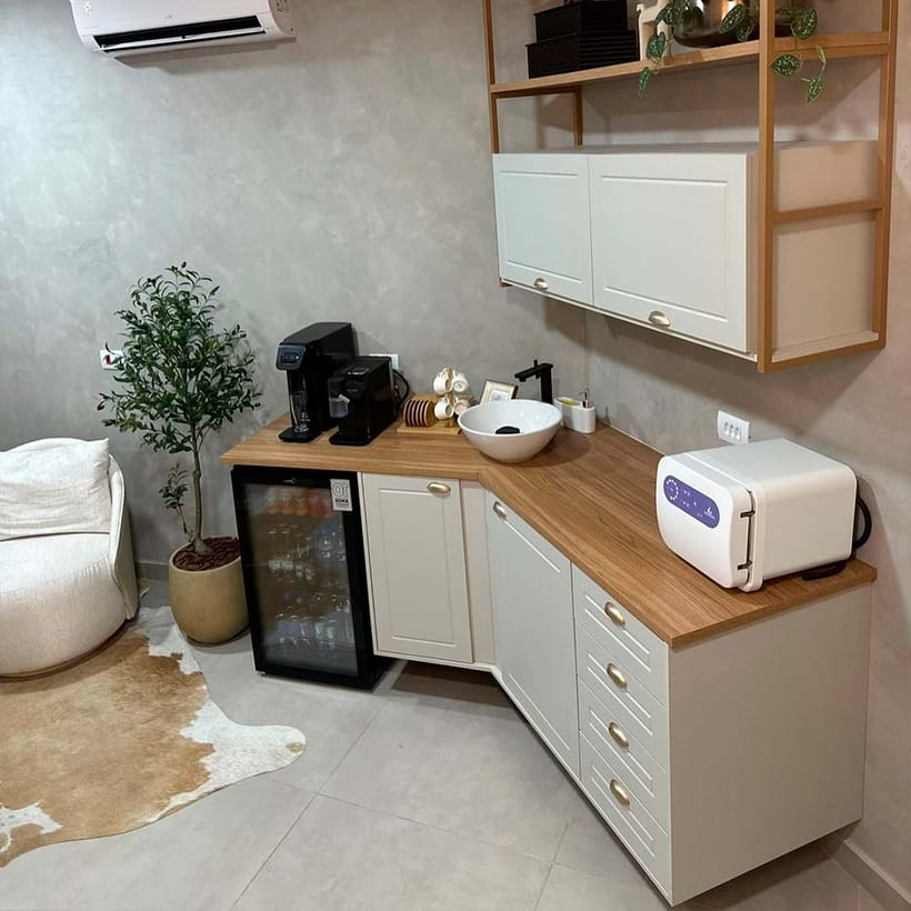 Ambiente comercial planejado de cliente da Doutor Ajeita em Teresina